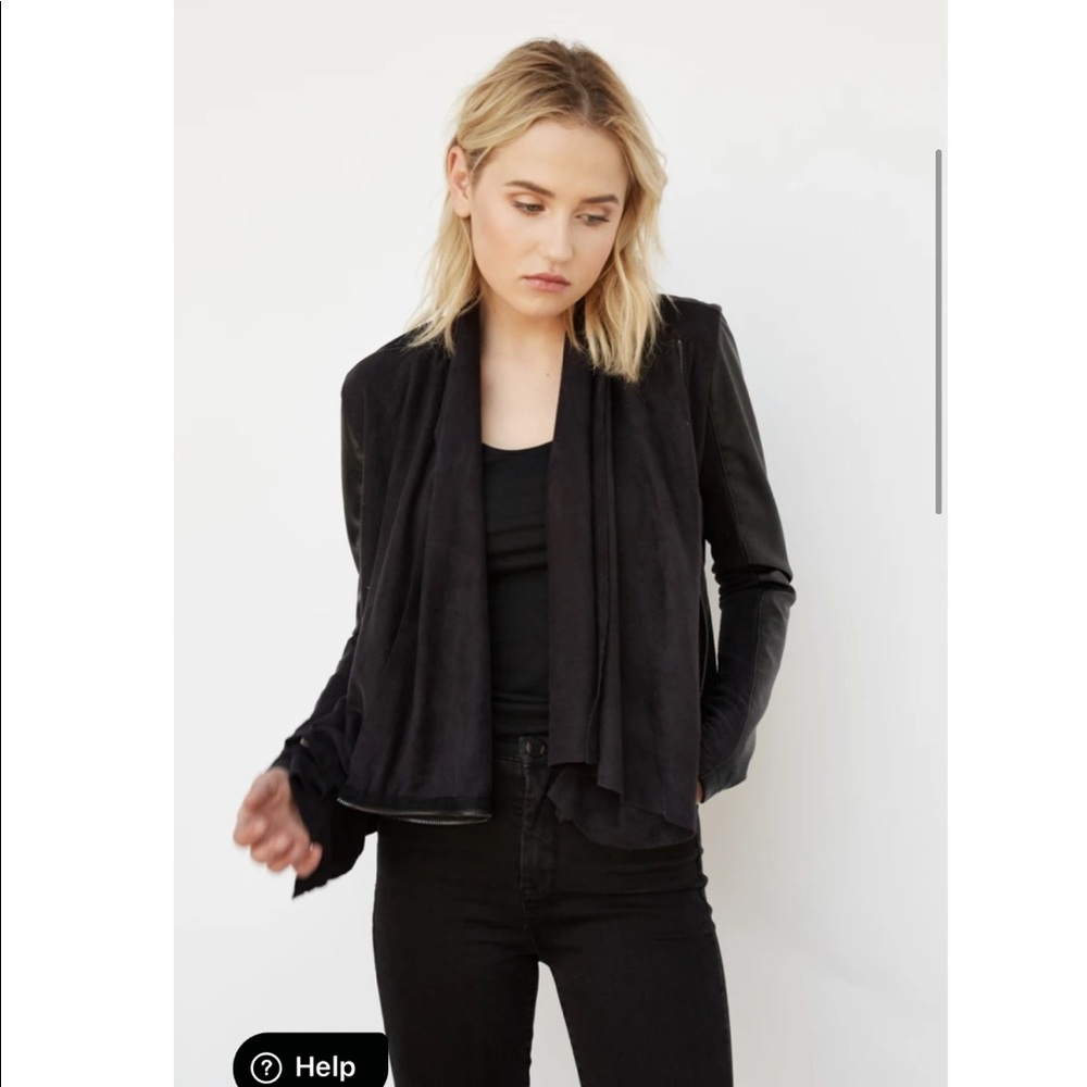 Black Leather Jacket Whatever It Takes Blank NYC